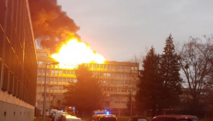 Lyon University suffers a gas explosion