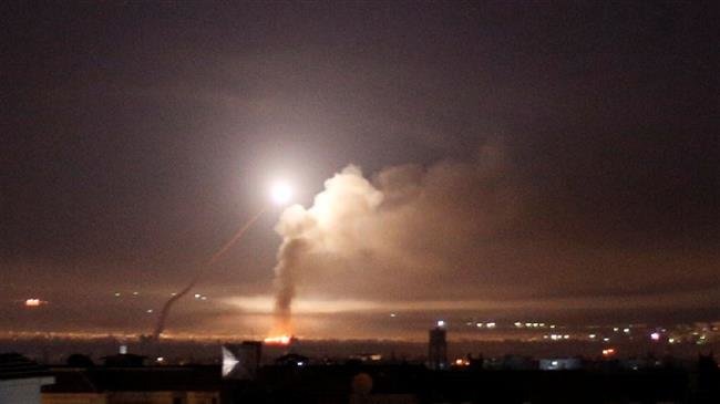 Israeli warplanes fired a number of missiles toward the Damascus
