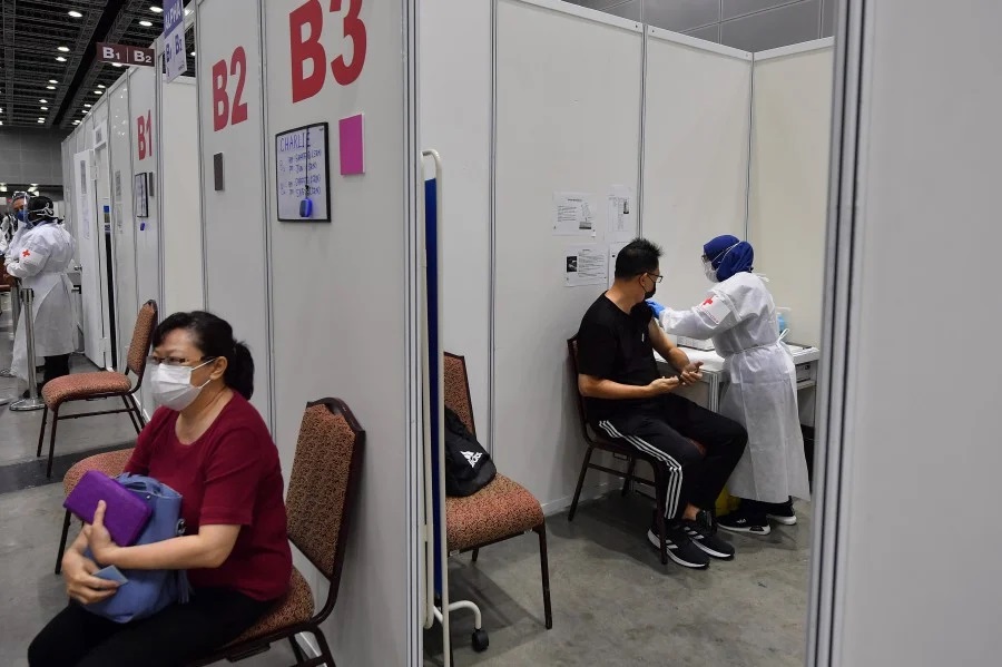 The Malaysian government aims to boost the country’s vaccination rate to 400,000 a day in August
