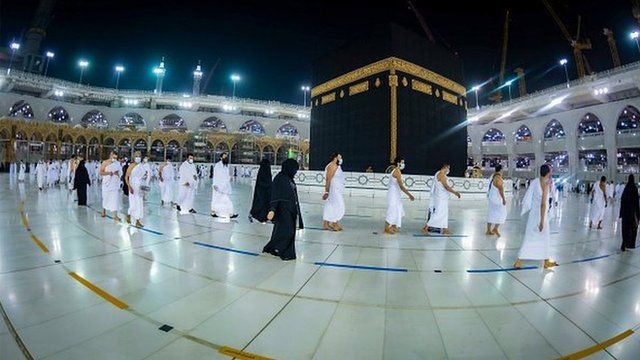 Hajj 1442 AH - Hajj 2021 Masjid al-Haram welcomes pilgrims in a socially distanced fashion 