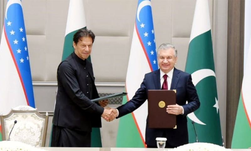 Uzbekistan President Mirziyoyev and Pakistani PM Imran Khan on bilateral ties between the countries and the legacy of zaheer ud din barbar that unites the two nations.